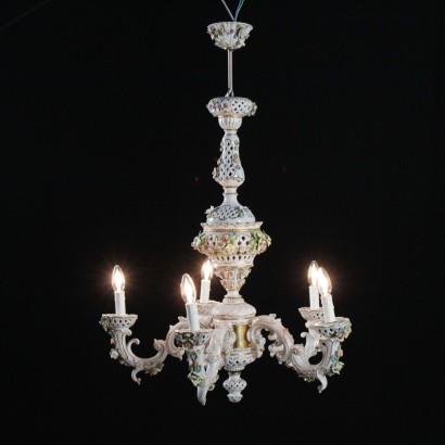 {* $ 0 $ *}, Beleuchtung, Werkstatt 900, Antike Beleuchtung, Antike Beleuchtung, Antike, Antiker Kronleuchter, Antiker Kronleuchter, 900 Kronleuchter, Keramik Kronleuchter