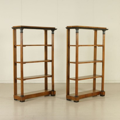 Par de bibliotecas, por el d&#237;a, Biedermeier