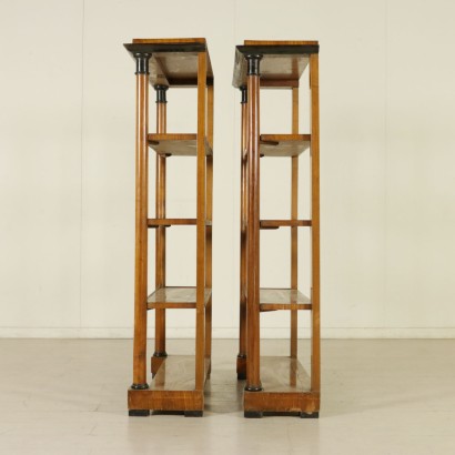 Par de bibliotecas, por el d&#237;a, Biedermeier