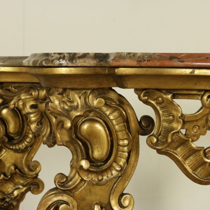 {* $ 0 $ *}, antiques, 20th century workshop, antique, style console, antique console, antique console, 900 console, 900 style console, mid-900 console, gilded wood console