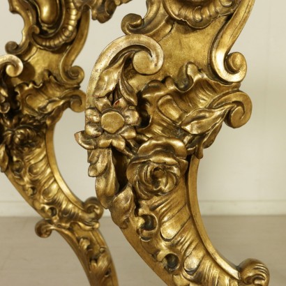 {* $ 0 $ *}, antiques, 20th century workshop, antique, style console, antique console, antique console, 900 console, 900 style console, mid-900 console, gilded wood console