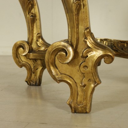 {* $ 0 $ *}, antiques, 20th century workshop, antique, style console, antique console, antique console, 900 console, 900 style console, mid-900 console, gilded wood console