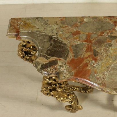 {* $ 0 $ *}, antiques, 20th century workshop, antique, style console, antique console, antique console, 900 console, 900 style console, mid-900 console, gilded wood console