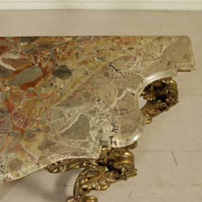 {* $ 0 $ *}, antiques, 20th century workshop, antique, style console, antique console, antique console, 900 console, 900 style console, mid-900 console, gilded wood console