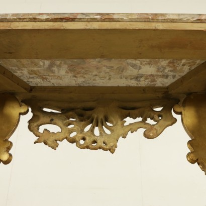 {* $ 0 $ *}, antiques, 20th century workshop, antique, style console, antique console, antique console, 900 console, 900 style console, mid-900 console, gilded wood console