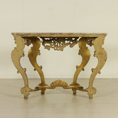 {* $ 0 $ *}, antiques, 20th century workshop, antique, style console, antique console, antique console, 900 console, 900 style console, mid-900 console, gilded wood console