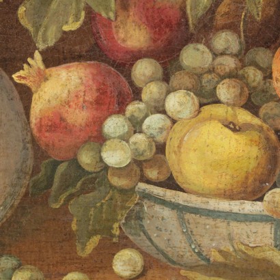 Besonders stillleben mit obst und krug