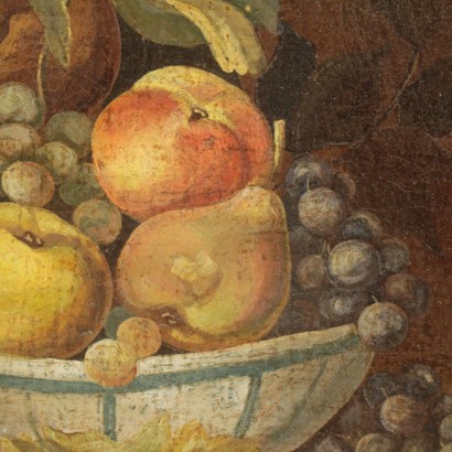Besonders stillleben mit obst und krug