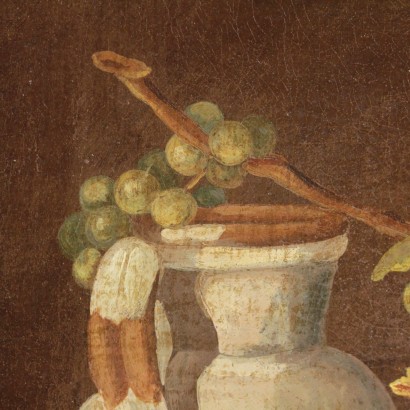 Besonders stillleben mit obst und krug