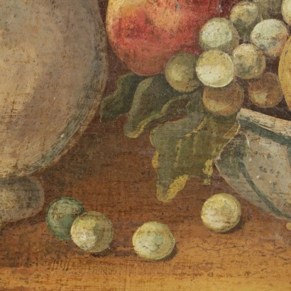 Besonders stillleben mit obst und krug