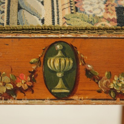 Coppia sedie decorate