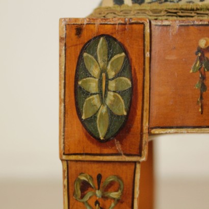 Coppia sedie decorate