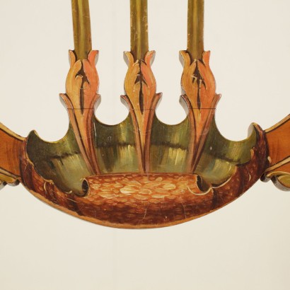 Coppia sedie decorate