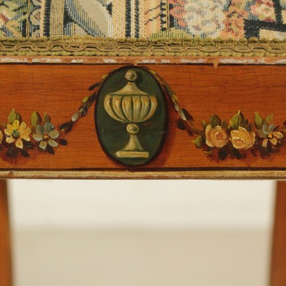 Coppia sedie decorate