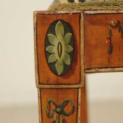 Coppia sedie decorate