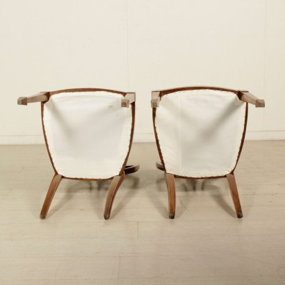 Coppia sedie decorate