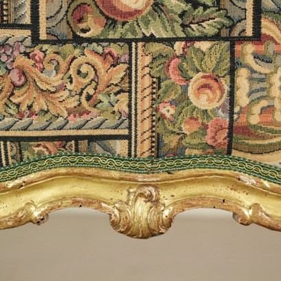 Particolare Coppia sedie dorate