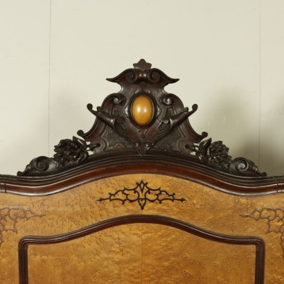 Coppia di letti Luigi Filippo - particolare