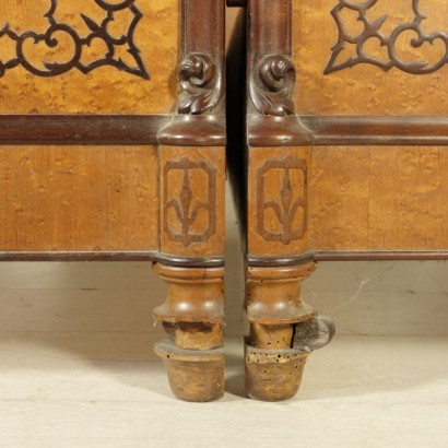 Coppia di letti Luigi Filippo - particolare