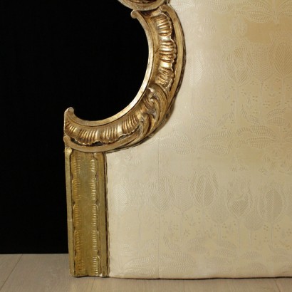 di mano in mano, testiera letto, letto antico, letto antiquariato, letto di antiquariato, testiera letto 900, testiera imbottita, testiera letto imbottita