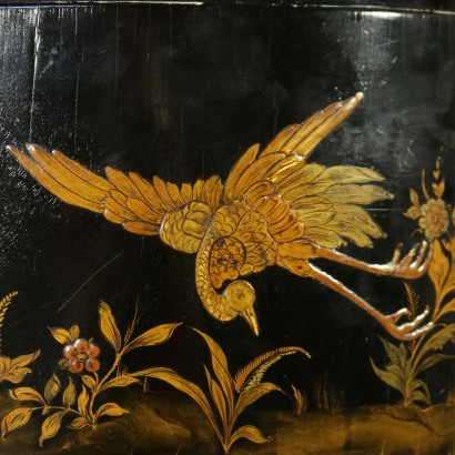 di mano in mano, comò chinoiserie, mobile chinoiserie, comò antico, comò antiquariato, comò di antiquariato, comò laccato, comò 900, comò inizio 900