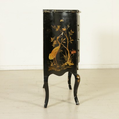 di mano in mano, comò chinoiserie, mobile chinoiserie, comò antico, comò antiquariato, comò di antiquariato, comò laccato, comò 900, comò inizio 900