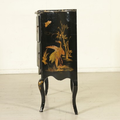 di mano in mano, comò chinoiserie, mobile chinoiserie, comò antico, comò antiquariato, comò di antiquariato, comò laccato, comò 900, comò inizio 900
