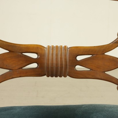 Sedia restaurazione - particolare schienale