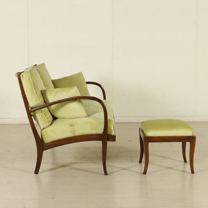 Divano anni 40 - fianco