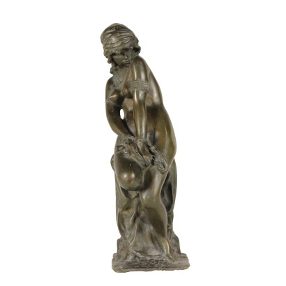 di mano in mano, schiava in catene, scultura in bronzo, scultura bronzea, scultura antiquariato, scultura antica, scultura europa, scultura 900