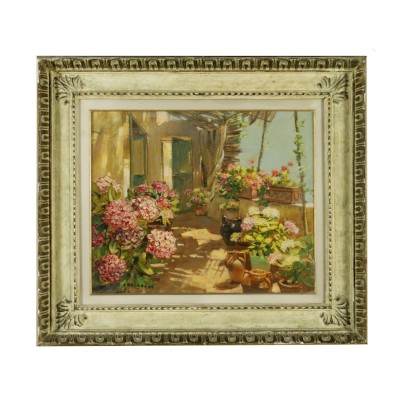 Un aperçu de l'île de Capri, Carlo Perindani