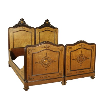 Coppia di letti Luigi Filippo