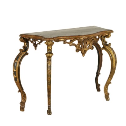 Console Laquée et Dorée