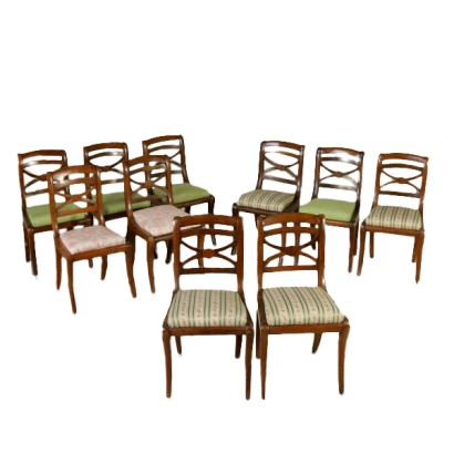 Gruppe von zehn stühlen wiederherstellung