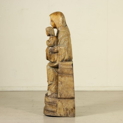Madonna in throne with the Child Jesus