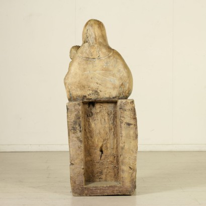 Madonna in throne with the Child Jesus
