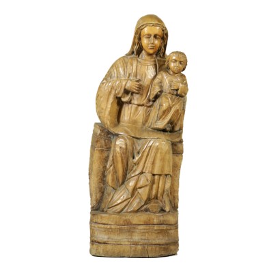 Madonna in throne with the Child Jesus
