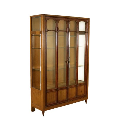 di mano in mano, vetrina inizi 900, vetrina 900, vetrina antica, vetrina antiquariato, vetrina in noce, vetrina di antiquariato