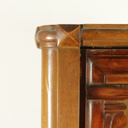 di mano in mano, vetrina inizi 900, vetrina 900, vetrina antica, vetrina antiquariato, vetrina in noce, vetrina di antiquariato