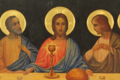 arte del novecento, arte del 900, Gregory Pavlovich Maltzeff, dipinti di Gregory Pavlovich Maltzeff, ultima cena