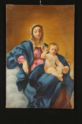 arte 800, arte ottocento, madonna con bambino, maria, gesu, maria e gesu, quadro religioso, dipinto religioso, dipinti religiosi del 800, dipinti religiosi ottocenteschi, madonne ottocentesche