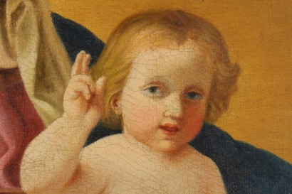 arte 800, arte ottocento, madonna con bambino, maria, gesu, maria e gesu, quadro religioso, dipinto religioso, dipinti religiosi del 800, dipinti religiosi ottocenteschi, madonne ottocentesche