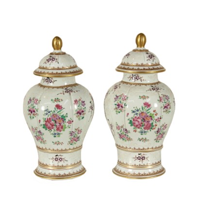 Pair of potiche