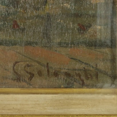 Genre scene of Giuseppe Solenghi