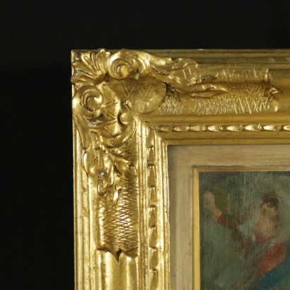 Genre scene of Giuseppe Solenghi - frame
