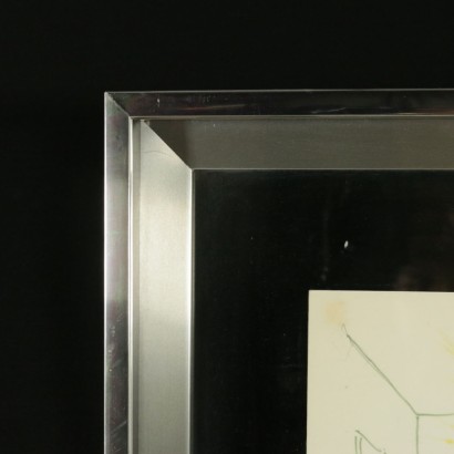 Disegno di Giuseppe Novello - cornice