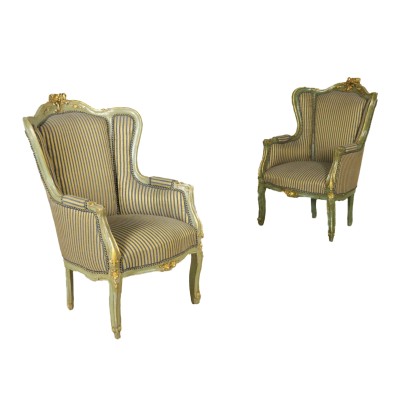 Coppia poltrone Bergere