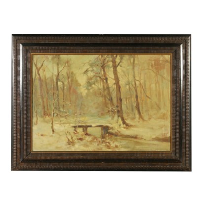 Landschaft von Antonio Achille Bozzato