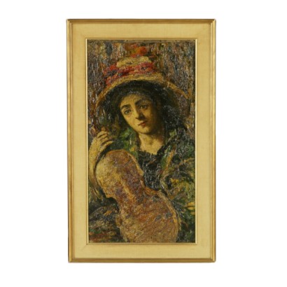 Lady with violin