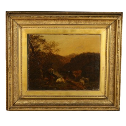 Paesaggio con pastori ed armenti